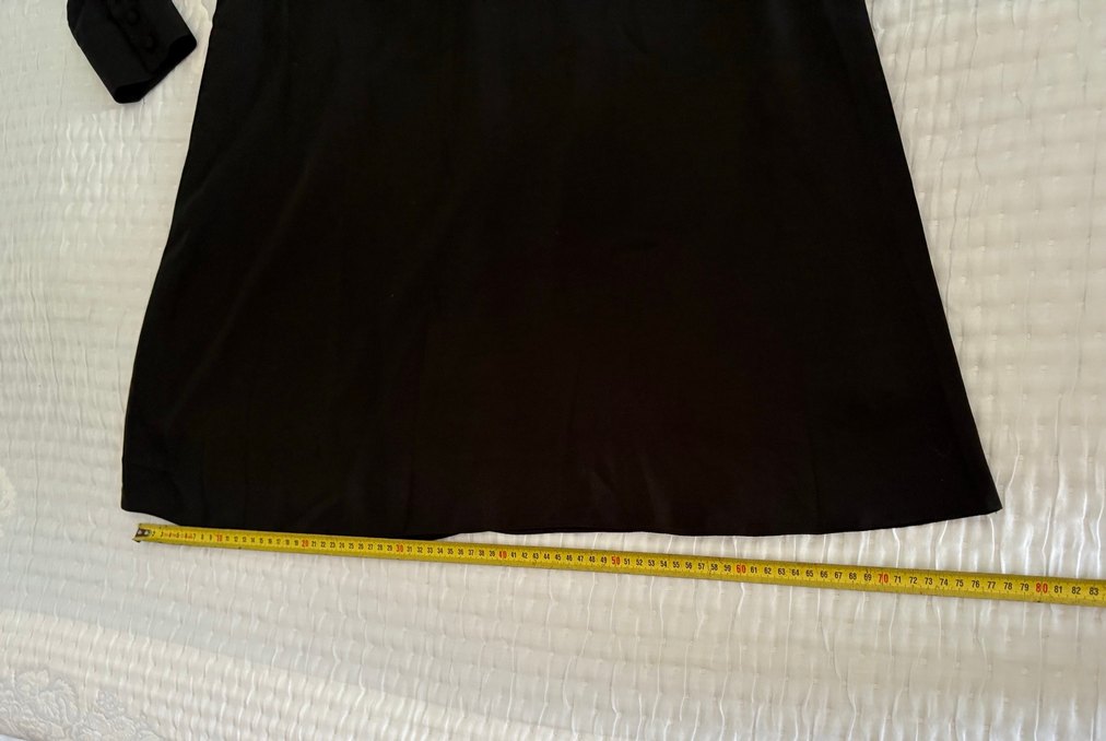 A Kesim ince krep elbise - Görsel 4