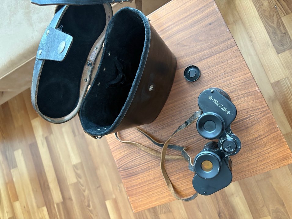 Siyah Deri Kılıflı Dürbün - Görsel 2