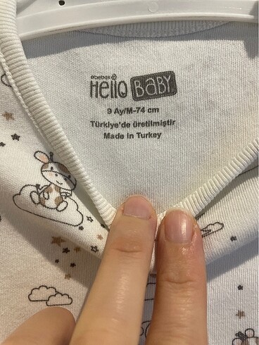 9 Ay Beden Bebek tulumu