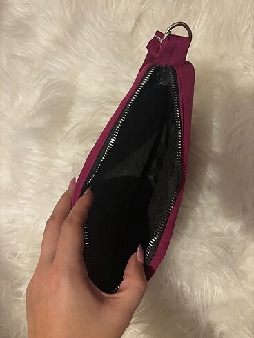 Beden pembe Renk Kumaş Çanta