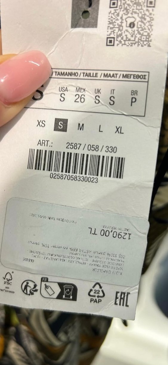 Kahverengi Bohem Mini Elbise S Beden - Görsel 2