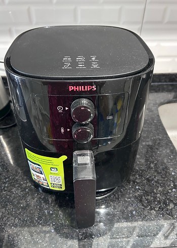Philips Siyah Hava Fritözü