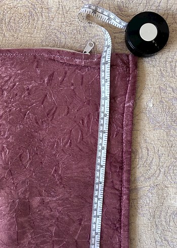 Fermuarlı Mor Parlak kırlent kılıfı - Görsel 6
