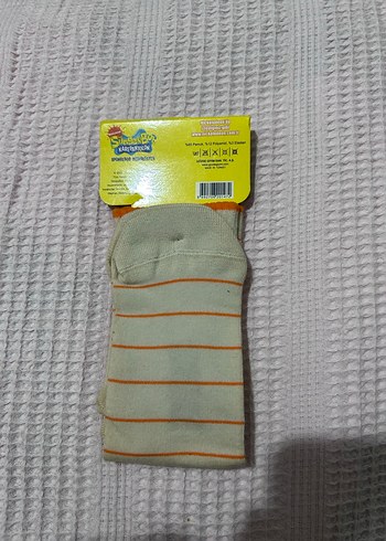 SüngerBob Baskılı Erkek Çorabı Sarı - Görsel 3