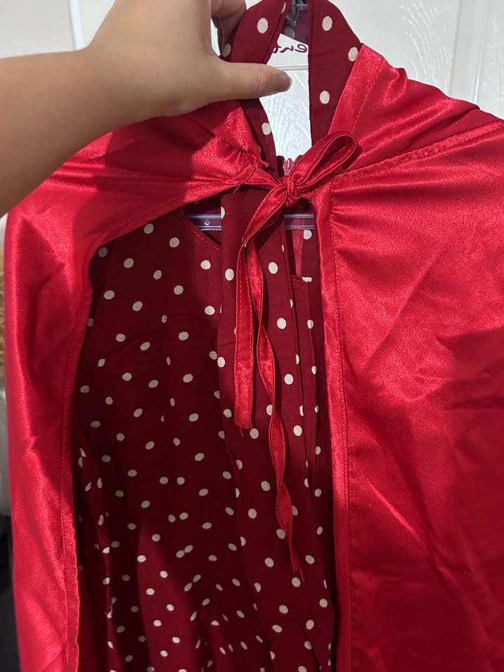 Uzun Bordo Kadın Pelerin - Görsel 3