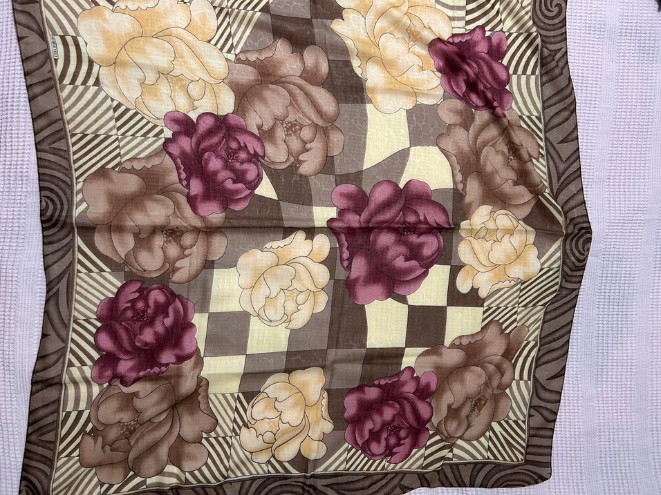 Kahverengi Pilili Kadın Fular - Görsel 2