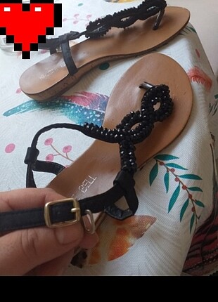 36 Beden sandalet taşlı 