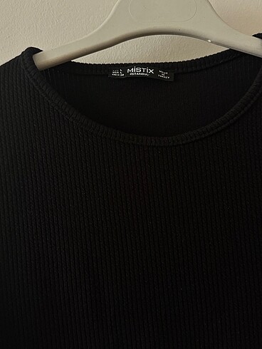Zara Crop siyahtişört bluz crop