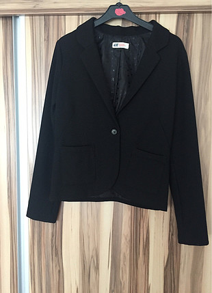 xs Beden siyah Renk H&m blazer ceket 13-14 yaş kız çocuk