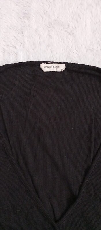 IAMNOTBASIC Siyah bodysuit