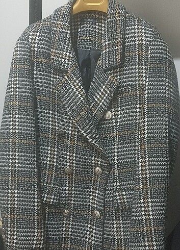Dokulu Blazer Ceket