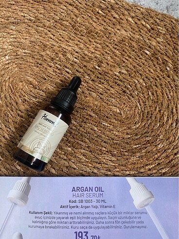 Argan Yağlı Saç Serumu