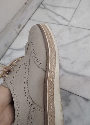 38 Beden camel Renk Elle oxford Ayakkabı