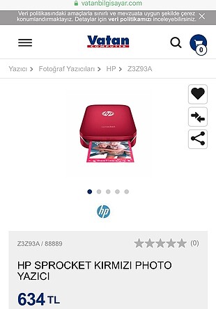  Beden Renk HP FOTOĞRAF YAZICISI