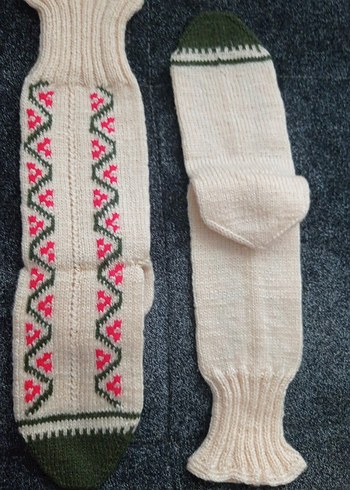 Yeşil Gri  kadın Çorap - Görsel 12