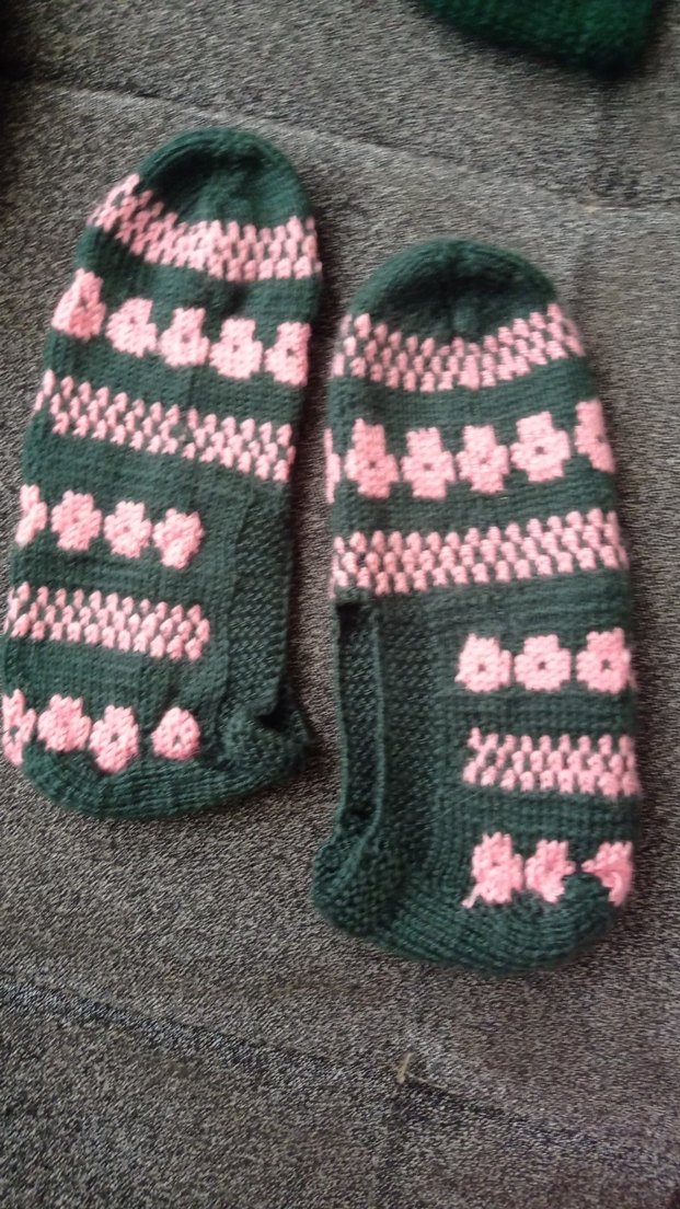 Yeşil Gri  kadın Çorap - Görsel 5