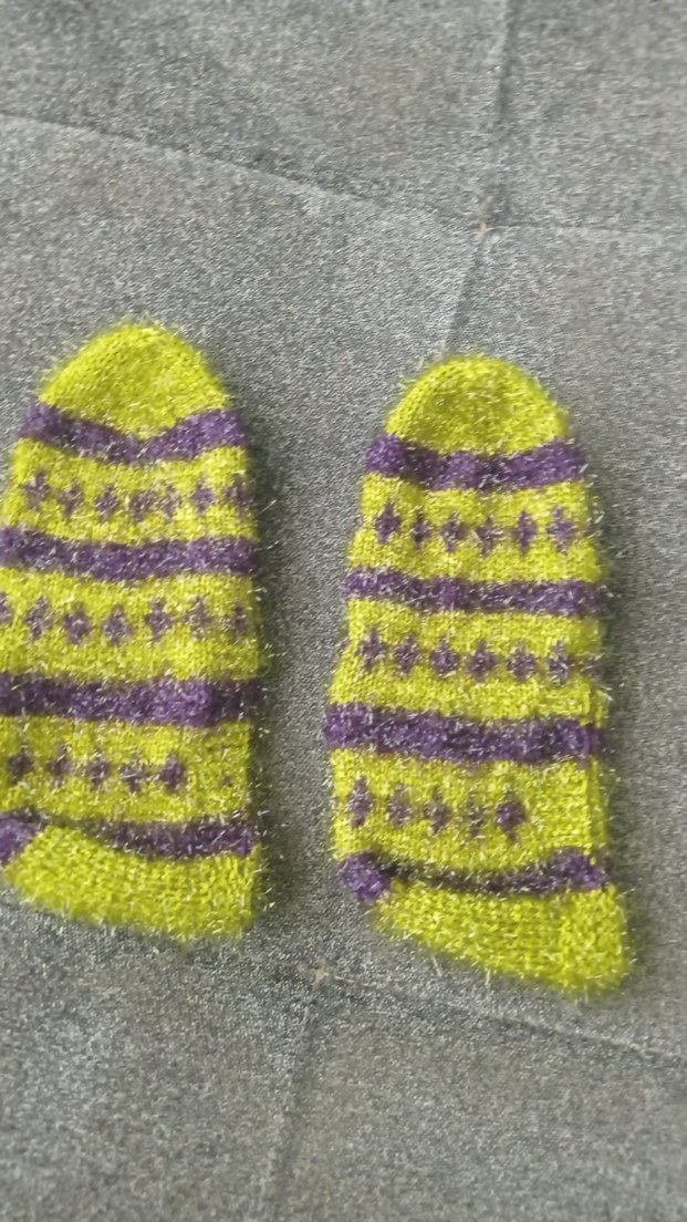 Yeşil Gri  kadın Çorap - Görsel 2