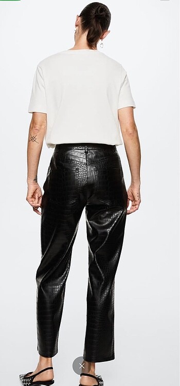 36 Beden MANGO CROCO PANTOLON