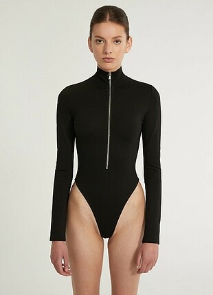 Zara Fermuarlı Zıbınlı Bodysuit