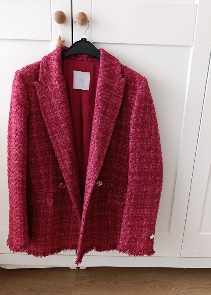 Mango tüvit ceket  - Görsel 2