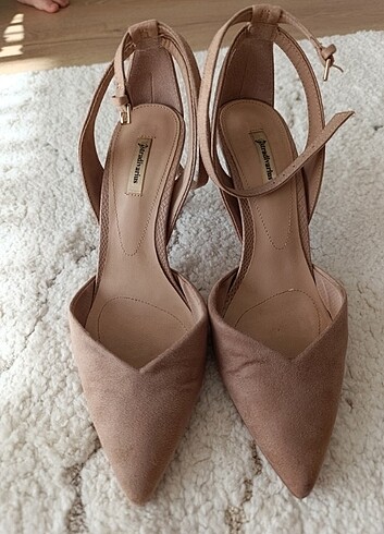 Stradivarius sevilen topuklu ayakkabı  - Görsel 6