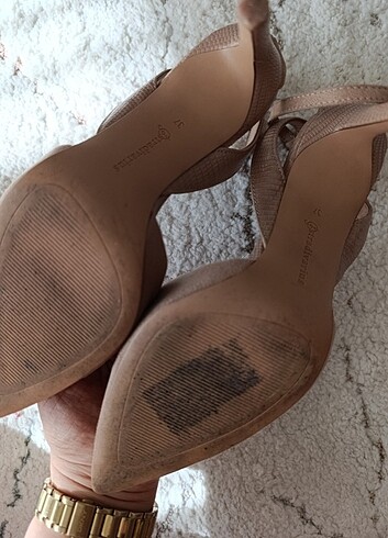 Stradivarius sevilen topuklu ayakkabı  - Görsel 7