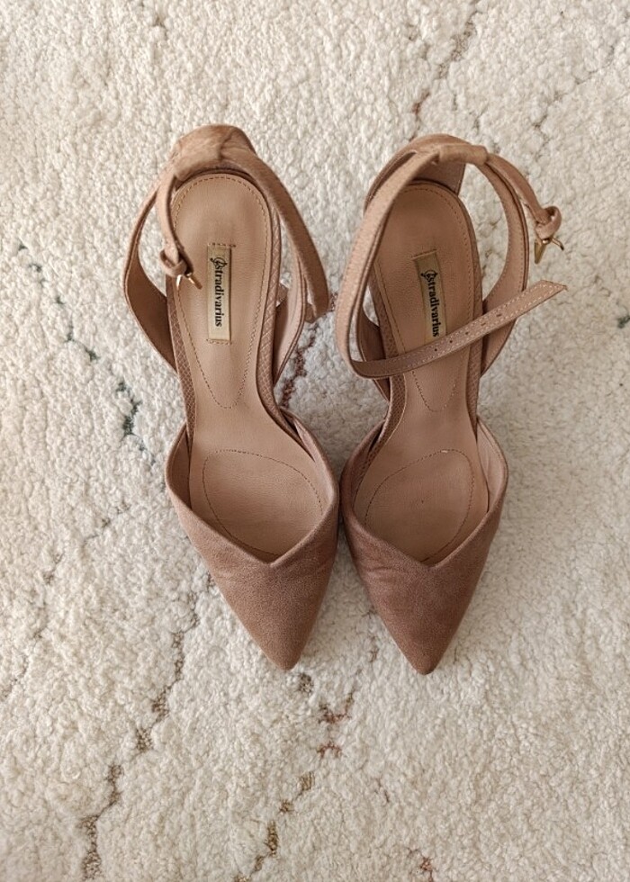 Stradivarius sevilen topuklu ayakkabı  - Görsel 3
