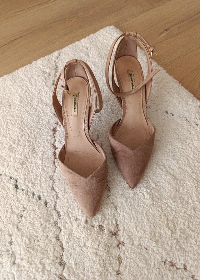 Stradivarius sevilen topuklu ayakkabı  - Görsel 4