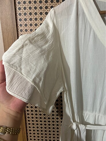 LC Waikiki Beyaz yazlık elbise
