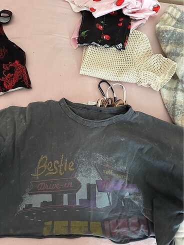 m Beden basic bol crop tshirt