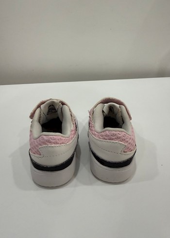 20 Beden pembe Renk Kız Çocuk Pembe Cırtlı Spor Ayakkabı