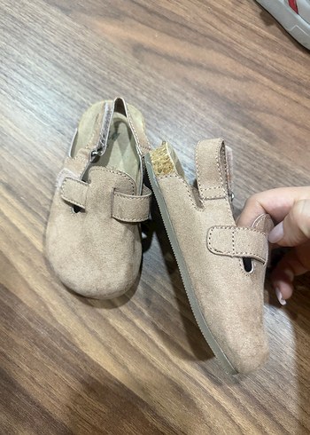 Bej Süet Tokalı Çocuk Terlik - Görsel 2