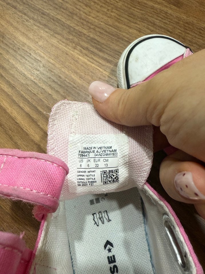 Kız Çocuk Pembe Converse - Görsel 5