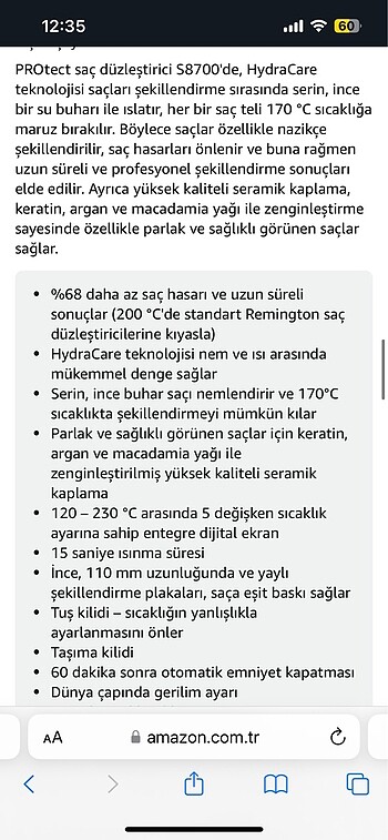 universal Beden çeşitli Renk Remington protect düzleştirici