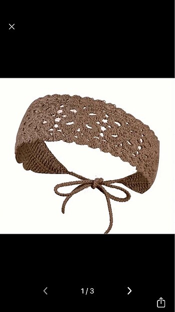 Örgü bandana