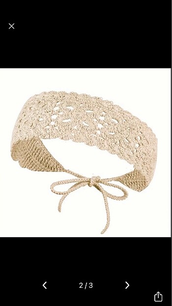Tasarımcı Örgü bandana