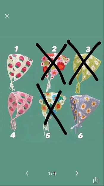 Örgü bandana