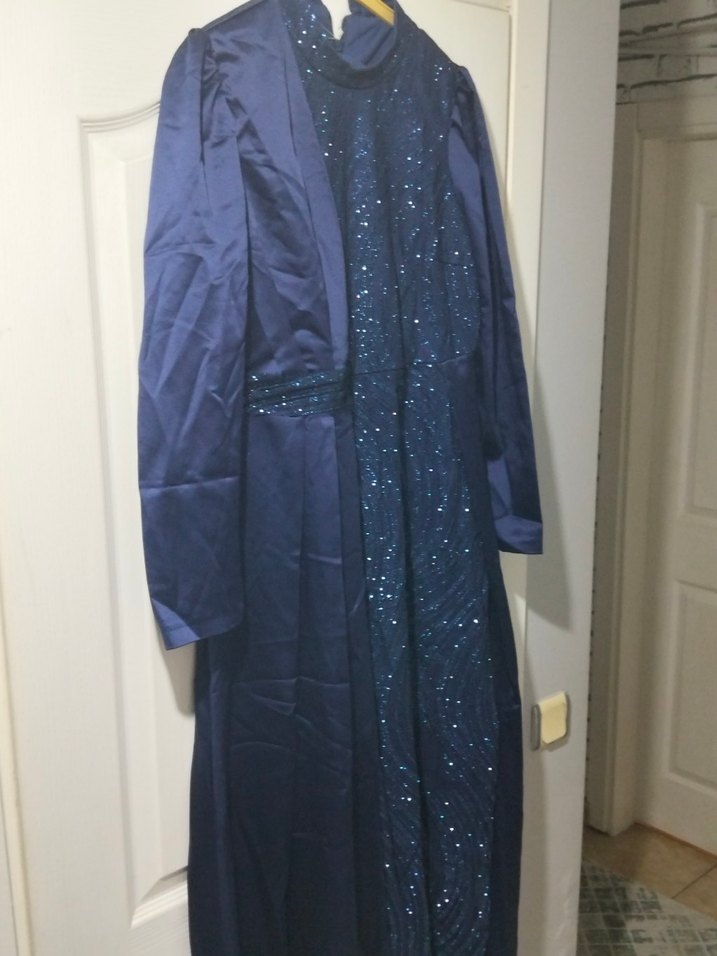 parlement mavisi elbise - Görsel 2