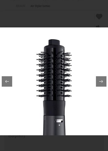 Braun AS420 AirStyler Saç Kurutma Makinesi ve Şekillendirici