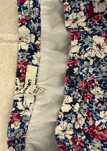 Çiçek Desenli Volanlı Midi Hamile Eteği - Görsel 2