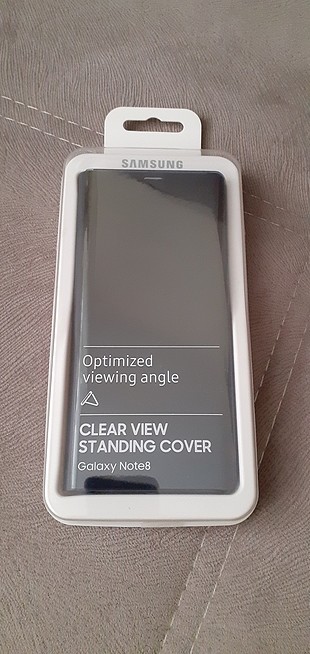 diğer Beden siyah Renk Samsung Note 8 Clear View Smart Kılıf 