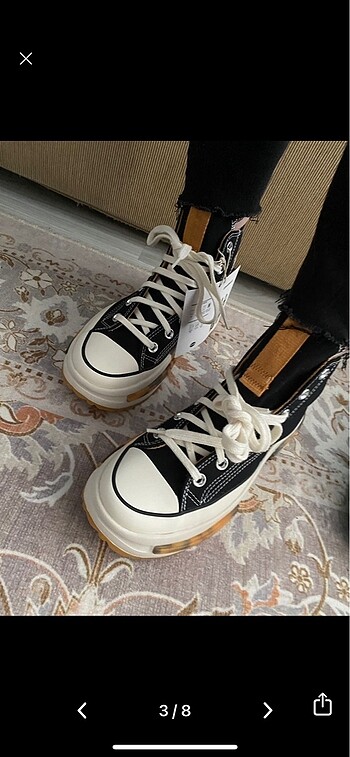36 Beden siyah Renk Converse Ayakkabı