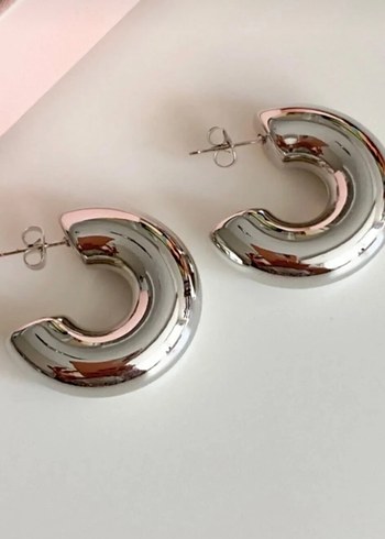 mango midi halka küpe - Görsel 2