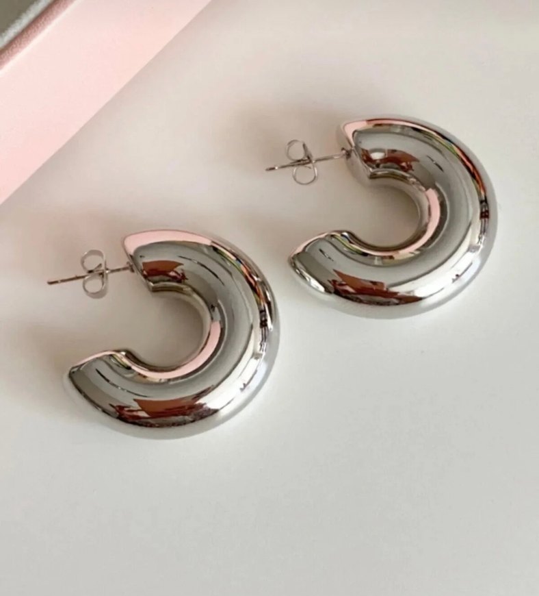 mango midi halka küpe - Görsel 2