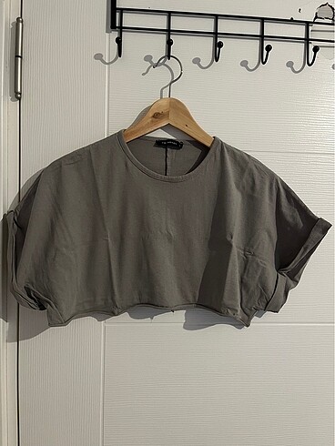 s Beden gri Renk Croptop