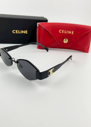 Celine Parlak Kırmızı  Güneş Gözlüğü - Görsel 4