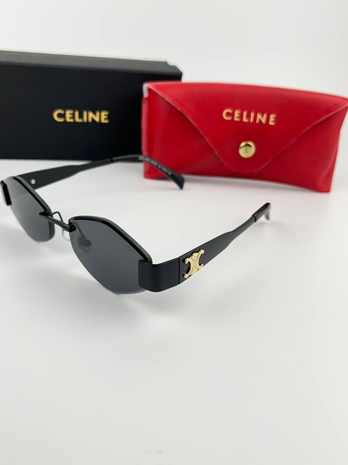 Celine Parlak Kırmızı  Güneş Gözlüğü - Görsel 4