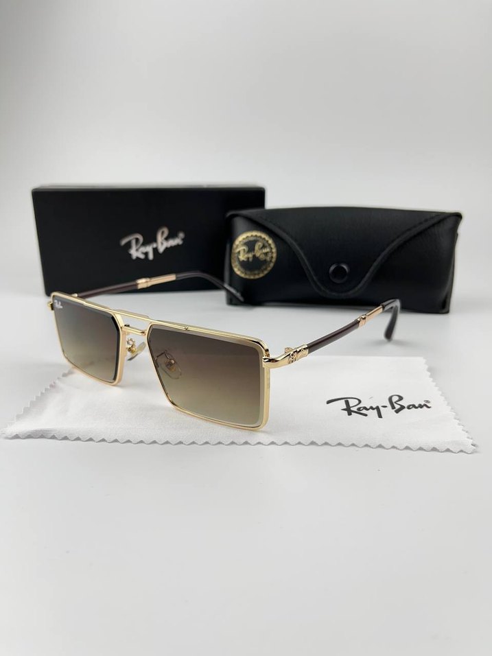 Ray-Ban Klasik Kahverengi Erkek Güneş Gözlüğü - Görsel 5