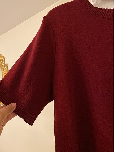 xl Beden bordo Renk Bayan triko kazak