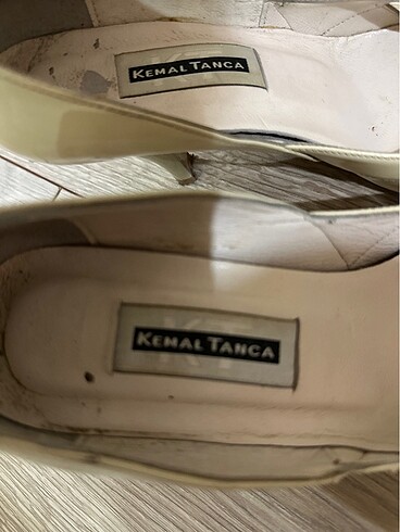 Kemal Tanca Kemal tanca marka krem rengi topuklu ayakkabı